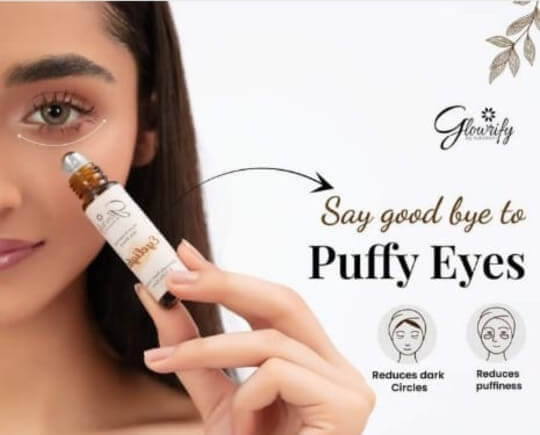 Glowrify Eyelight Serum 10ml – Dark Circles Remover Puffy Eyes Treatment Anti Aging Eye Serum for Wrinkles Fine Lines Under Eye Bags